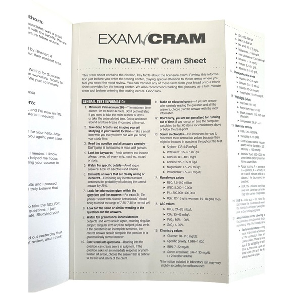 Exam Cram NCLEX-RN Practice Questions Third Edition - Picture 6 of 8